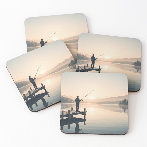 Item preview, Fishing at Sunset designed and sold by Zukul.