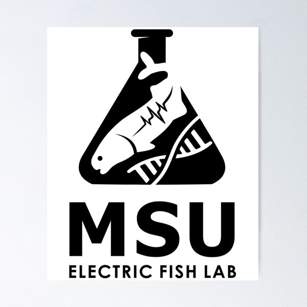 Aperçu de l'œuvre Logo du laboratoire de recherche en biologie marine de l'Université d'État de Michigan créée et vendue par bubesicatsh.