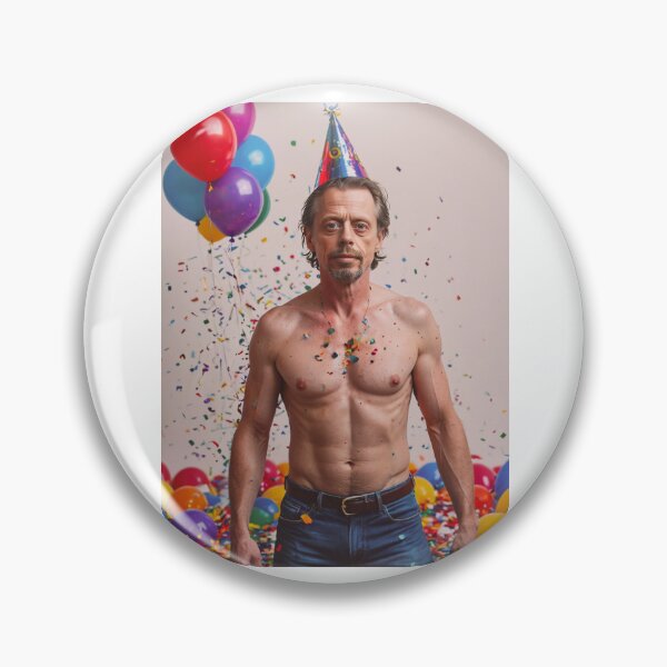Item preview, Steve buscemi birthday funny prank meme gift weird designed and sold by CheeseBlueprint.