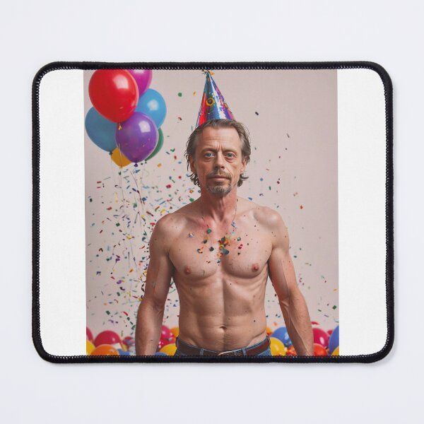 Item preview, Steve buscemi birthday funny prank meme gift weird designed and sold by CheeseBlueprint.