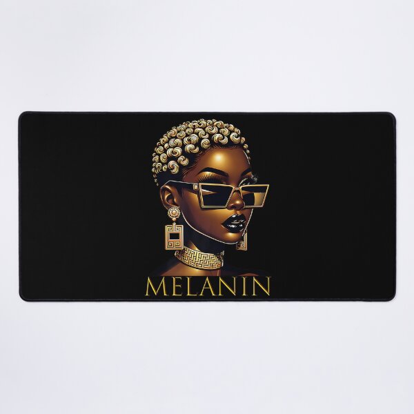 Item preview, Womens Black Gold Queen Melanin Gift designed and sold by mariannilda70.