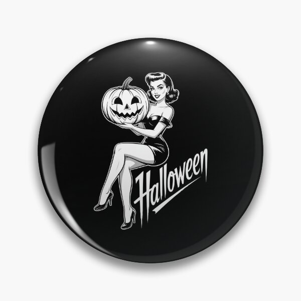 Item preview, Halloween 50s Pumpkin Gothic designed and sold by DeadlockCrew.