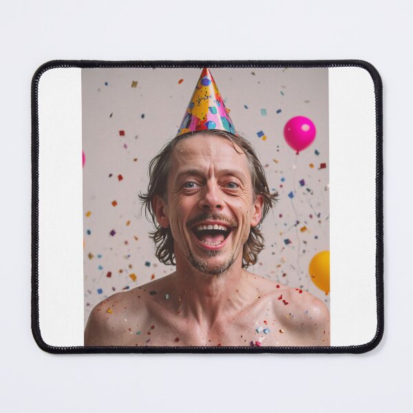 Item preview, Steve buscemi birthday funny prank meme gift weird designed and sold by CheeseBlueprint.