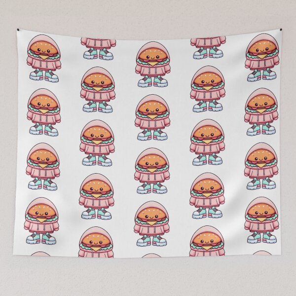 Artikelvorschau, Burger Kawaii Retro entworfen und verkauft von Carla Tenllado Reyes.