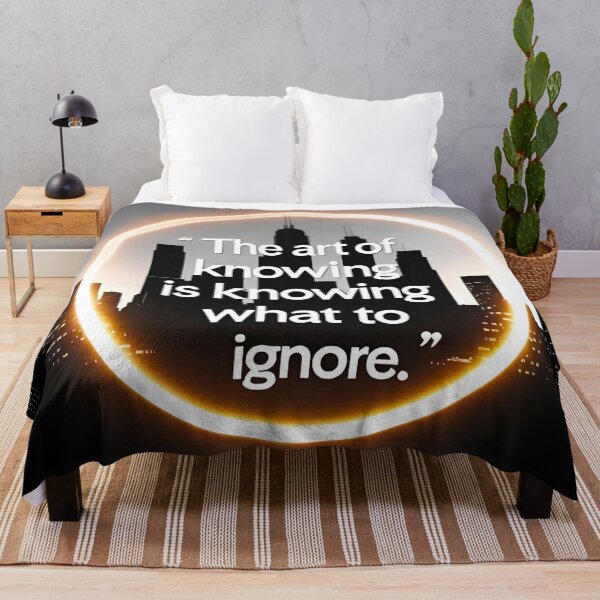 Item preview, The art of knowing is knowing what to ignore 37 designed and sold by Tom-Johnson.