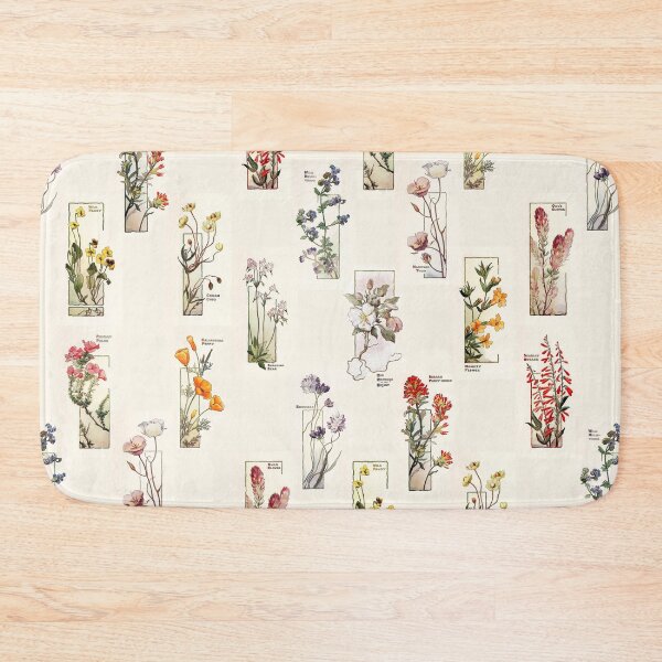Item preview, Wildflowers of California – Botanical – by Elisabeth Moore Hallowell 1905 // Public Domain designed and sold by Vernissage-dart.