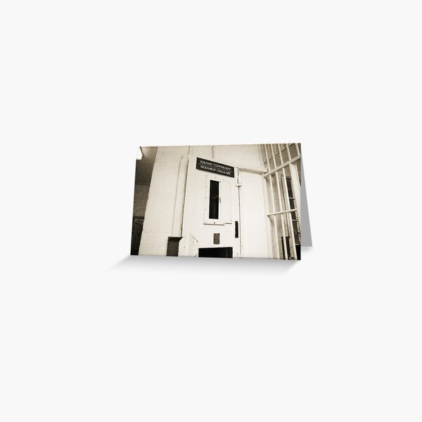 Solitary Confinement, Cornwall Jail Greeting Card