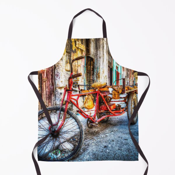 Item preview, Vibrant Cuban Street with Red Tricycle designed and sold by Paul Thompson Photography.