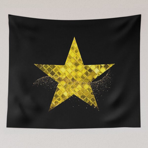 Item preview, Gold vintage star art. designed and sold by Rbnano.