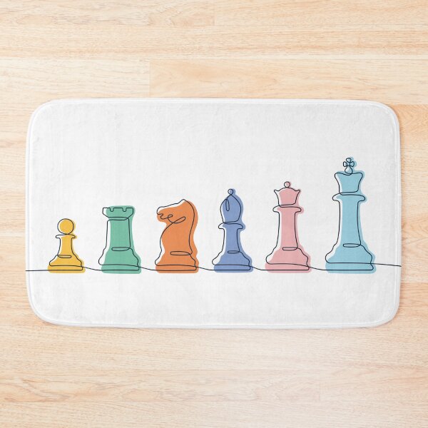 Item preview, Chess Pieces Continuous Line  designed and sold by missbobbit.