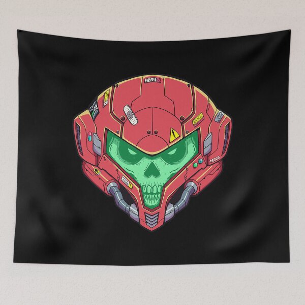 Item preview, Samus Metroid Skull Head designed and sold by AshtynWittkop.