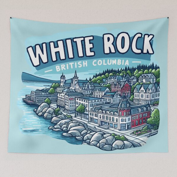 Item preview, White Rock BC Canada  designed and sold by HowToCanadian.