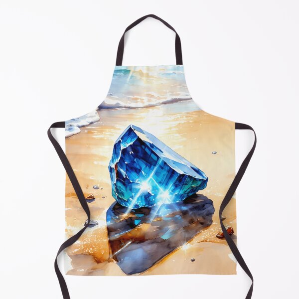 Item preview, Blue Crystal on Beach designed and sold by CalmnessbyChoice.