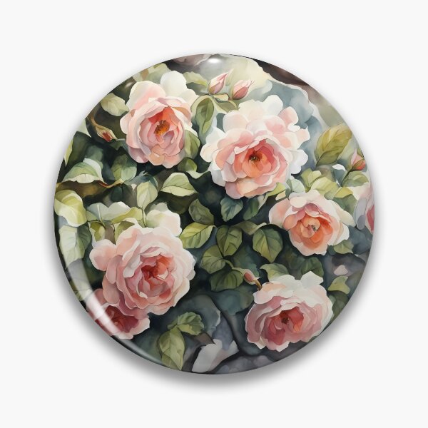 Item preview, Roses on Stone Wall designed and sold by CalmnessbyChoice.