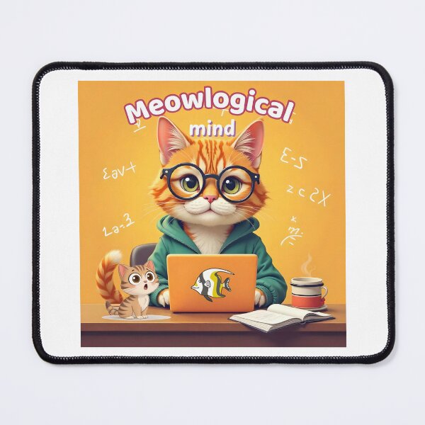 Item preview, Purrfessor at Work- “Solving Problems, One Paw at a Time.” designed and sold by PixelInfinite.