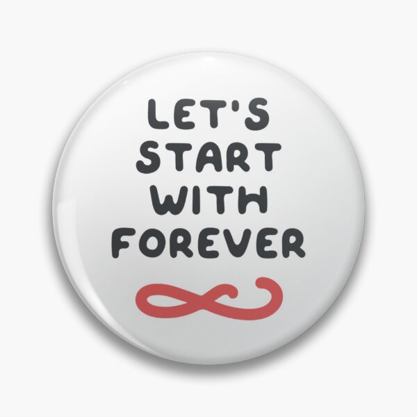 Item preview, let_s start with forever designed and sold by ABoyBoutiqueJC.