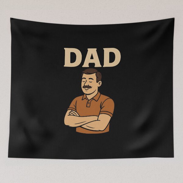 Item preview, Cool Vintage Dad Cartoon Illustration designed and sold by Weorus.