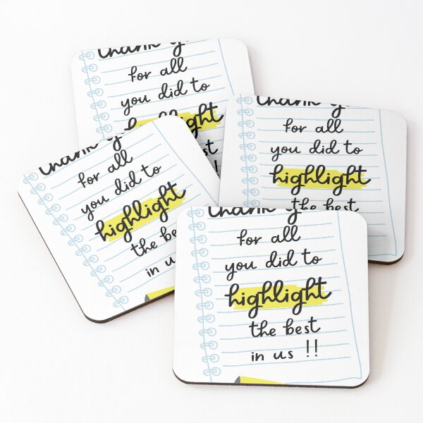 Item preview, Thank You for Highlighting the Best in Us Teachers Day Appreciation designed and sold by Sketchbook Studio by Aqsaa.