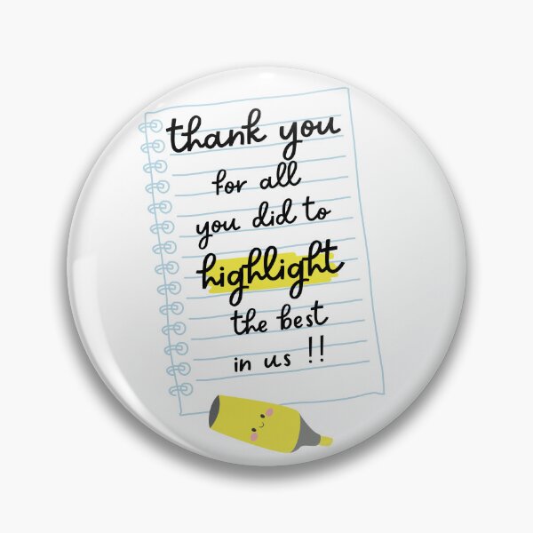 Item preview, Thank You for Highlighting the Best in Us Teachers Day Appreciation designed and sold by Sketchbook Studio by Aqsaa.