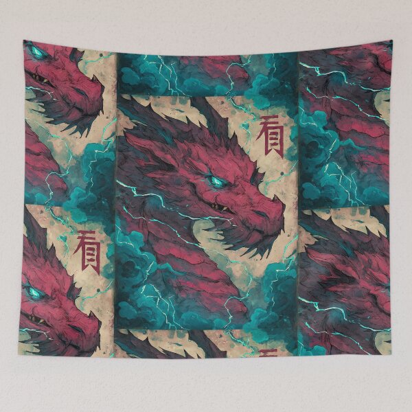 Item preview, Japanese Storm Dragon designed and sold by bapupa.