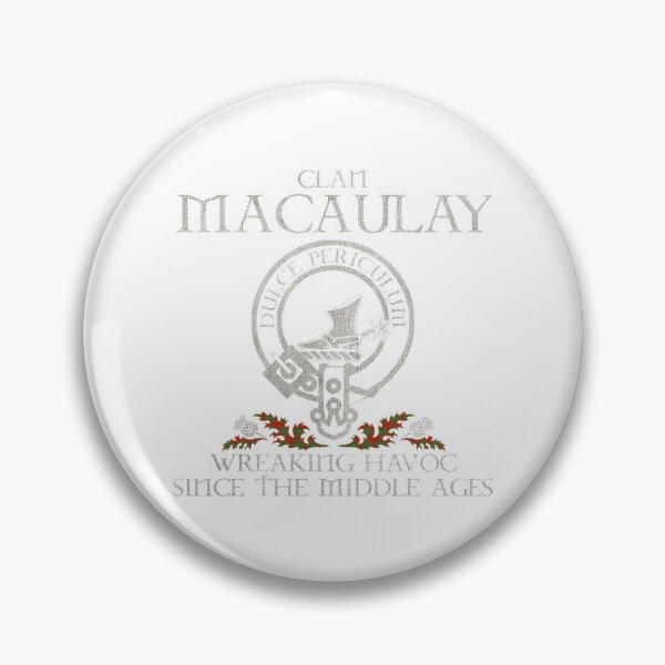 Item preview, Clan Macaulay Crest Scottish Surname Tartan Thistle Vintage designed and sold by LusterKaeloni19.