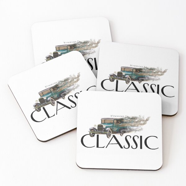 Item preview, Vintage Car 'It's Not Old, It's Classic" designed and sold by NogiArt.