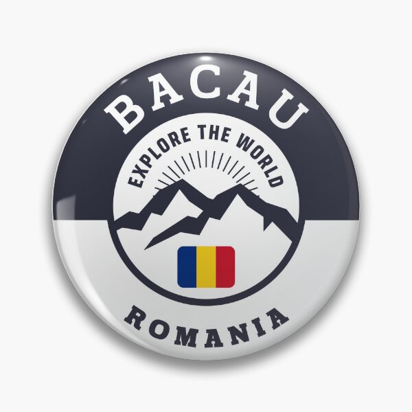 Artikelvorschau, Bacau Rumänien Schwarz-Weiß-Wappen entworfen und verkauft von World Designs.