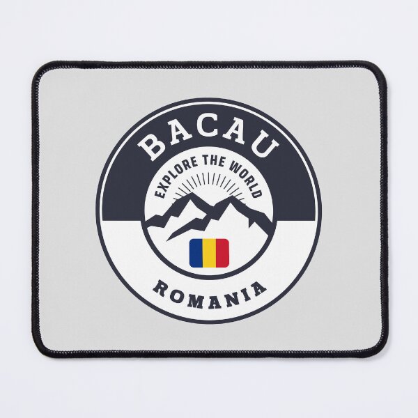 Artikelvorschau, Bacau Rumänien Schwarz-Weiß-Wappen entworfen und verkauft von World Designs.