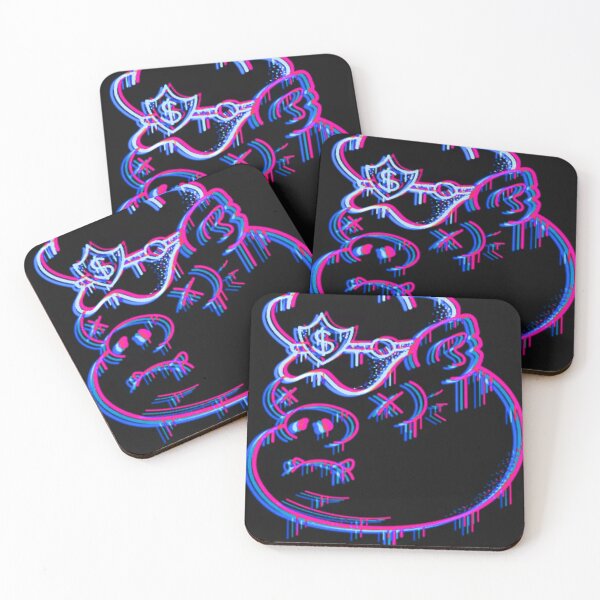 Item preview, ACAB Neon Pig | Glitchcore Anti-Authority Art designed and sold by BoneandBloomCo.