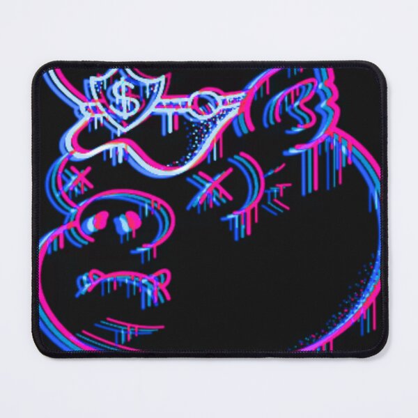 Item preview, ACAB Neon Pig | Glitchcore Anti-Authority Art designed and sold by BoneandBloomCo.