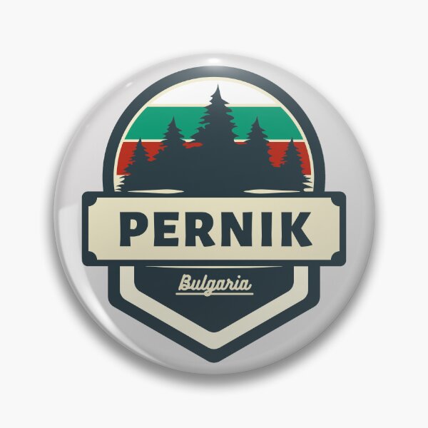 Item preview, Pernik Bulgaria Retro Vintage Badge designed and sold by World Designs.