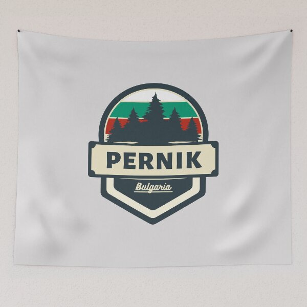 Item preview, Pernik Bulgaria Retro Vintage Badge designed and sold by World Designs.