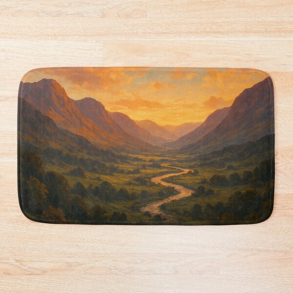 Item preview, Emerald Valley at Dusk designed and sold by WittyUnknown.