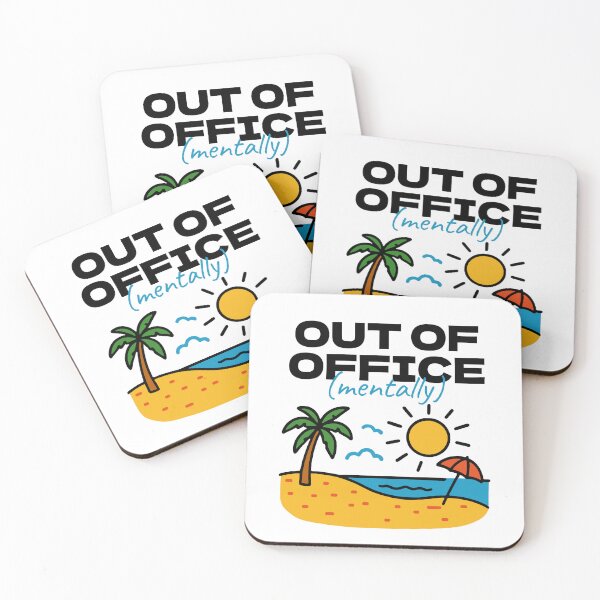 Item preview, Out of Office (Mentally) Funny Work Life T-Shirt designed and sold by panoramix-.