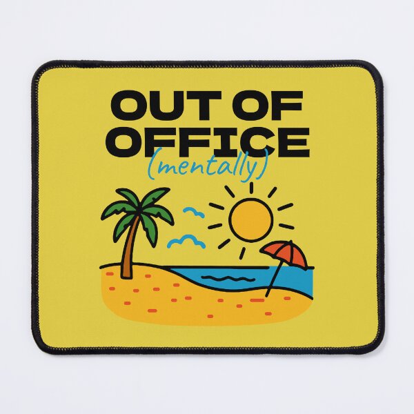 Item preview, Out of Office (Mentally) Funny Work Life T-Shirt designed and sold by panoramix-.