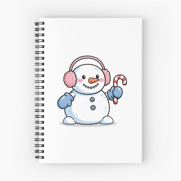 Item preview, Cute Kawaii Christmas Snowman designed and sold by istoriadesign.