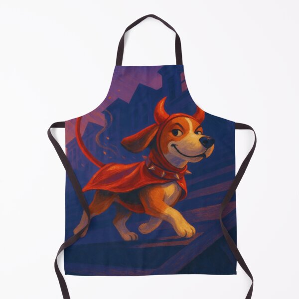 Item preview, Beagle Devil Costume Playful Twilight Scene designed and sold by Flying Doggo.