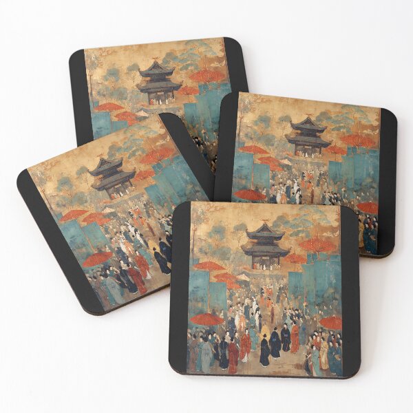 Item preview, Festive Japanese Festival Art designed and sold by bapupa.