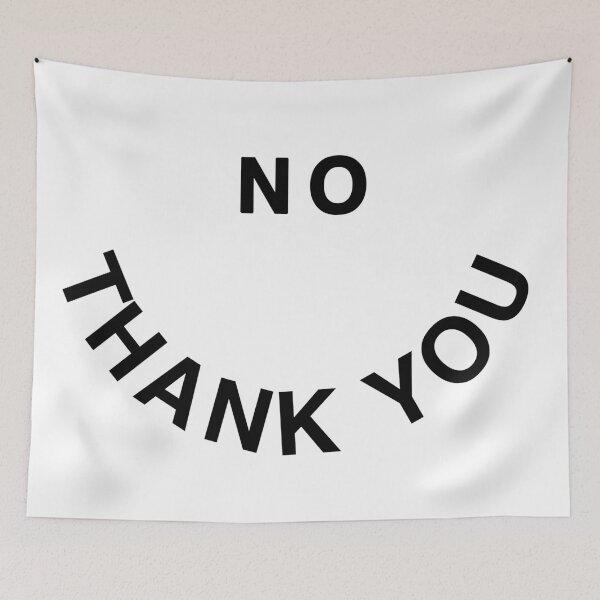 Item preview, no, thank you designed and sold by sciles.