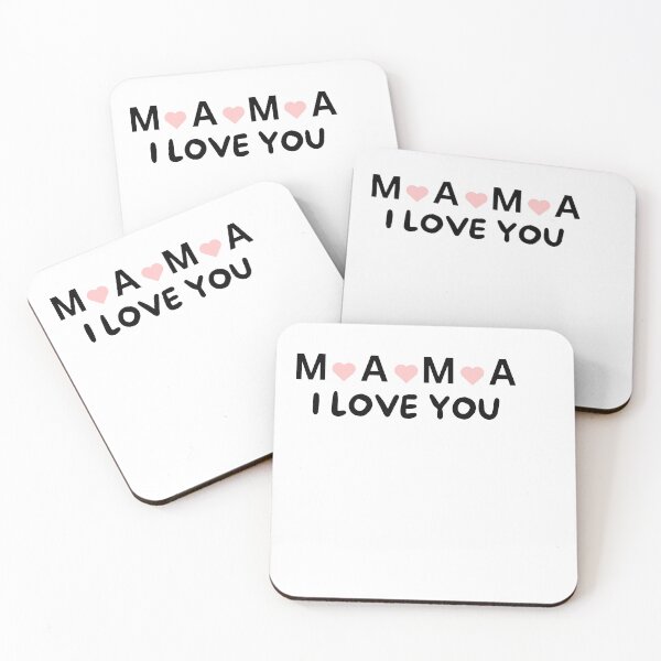 Item preview, Mama, I Love You – Heart design for the best mom designed and sold by Tedus Design.