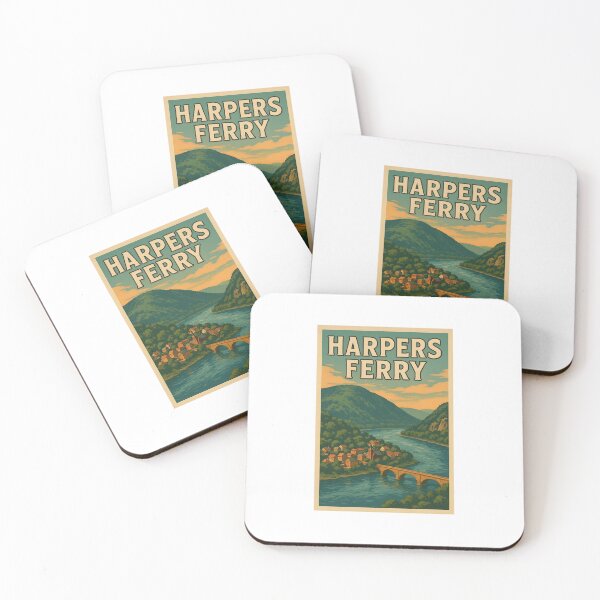 Item preview,  Harpers Ferry National Historical Park Travel Vintage Sunset designed and sold by LittleArij.