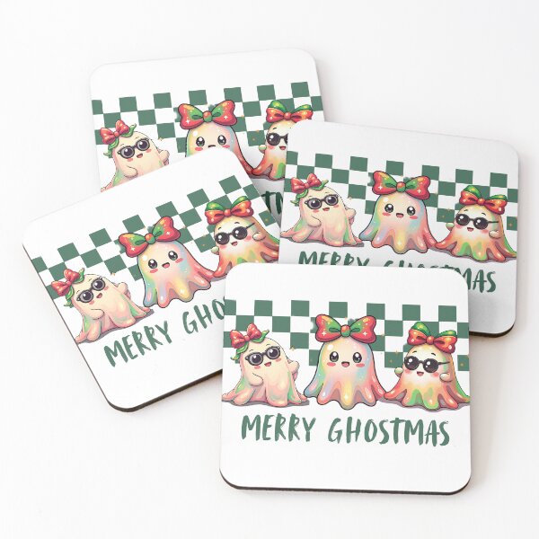 Item preview, Merry Ghostmas Cute Christmas Ghost PNG designed and sold by Stickera Hub.