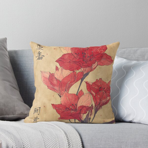 Item preview, Vibrant Japanese Flowers Art designed and sold by bapupa.