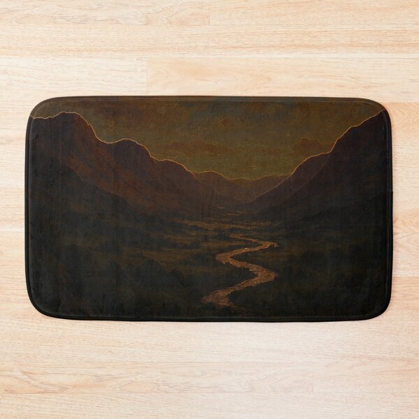 Item preview, Neon Emerald Valley at Dusk designed and sold by WittyUnknown.