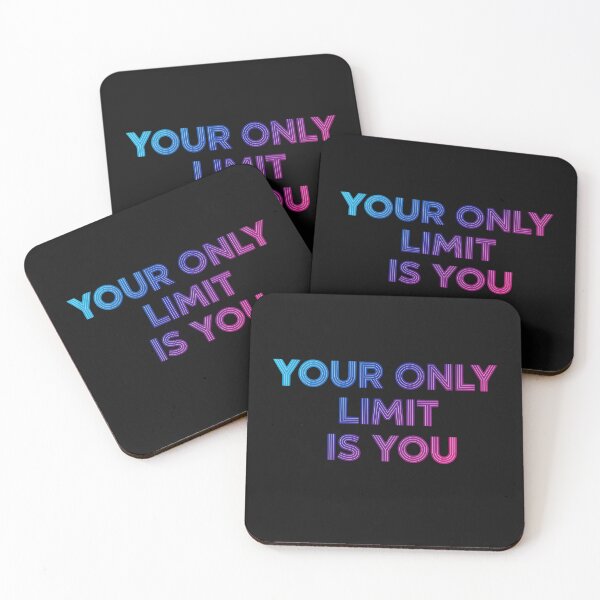 Item preview, Your Only Limit is You Motivational Quote Design designed and sold by MofazStyle.