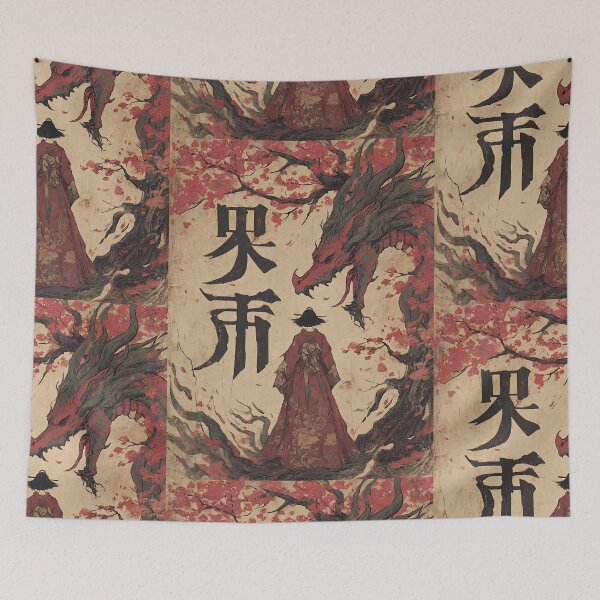 Item preview, Mysterious Japanese Folklore Art designed and sold by bapupa.
