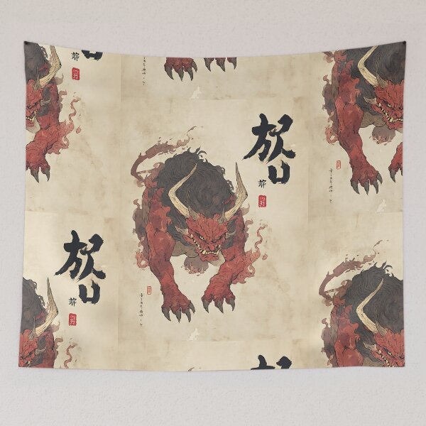 Item preview, Mythical Japanese Folklore Art designed and sold by bapupa.