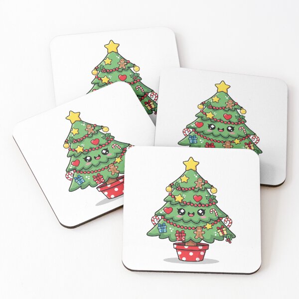 Item preview, Cute Kawaii Christmas Tree designed and sold by istoriadesign.