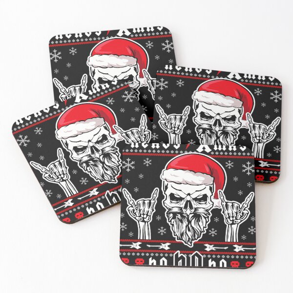 Item preview, Heavy Metal Christmas Ugly Sweater - Deathmetal Grunge Headbanger Headbanging Rock Christmas Gif designed and sold by ImperialCoil.