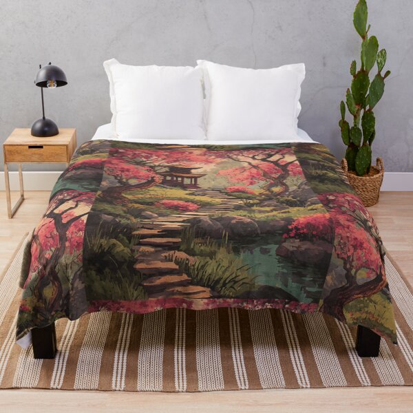 Item preview, Peaceful Japanese Garden Art designed and sold by bapupa.